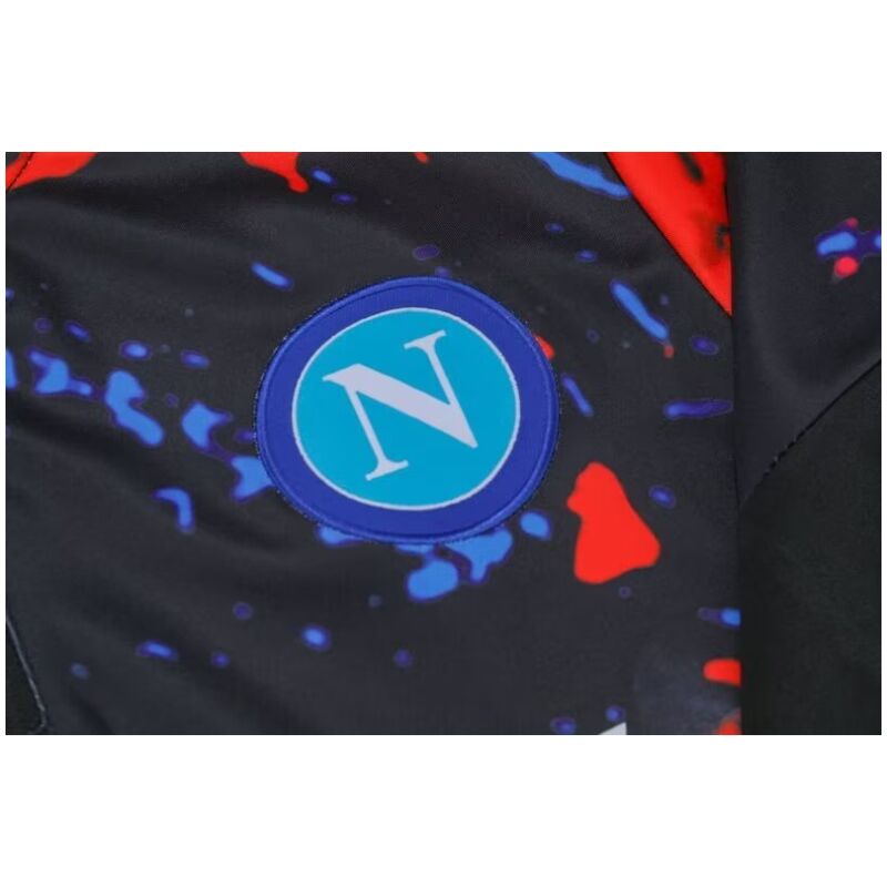Mens Napoli Training Suit Red-Black 2024/25