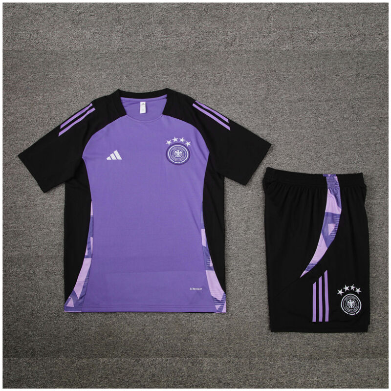 Mens Germany Short Training Suit Purple 2024