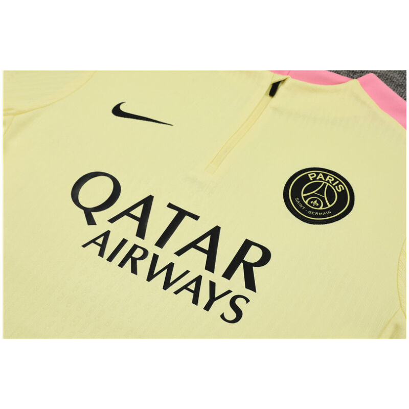 Mens PSG Training Suit Yellow 2024/25