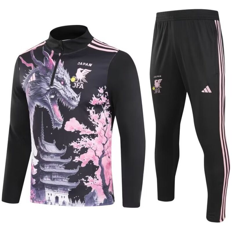 Mens Japan Training Suit Black Dragon 2024