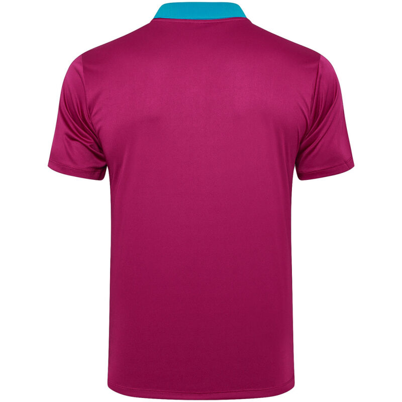 Mens PSG Polo Shirt Purple 2024/25