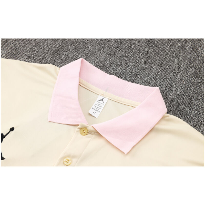 Mens PSG x Jordan Polo Shirt Apricot 2024/25