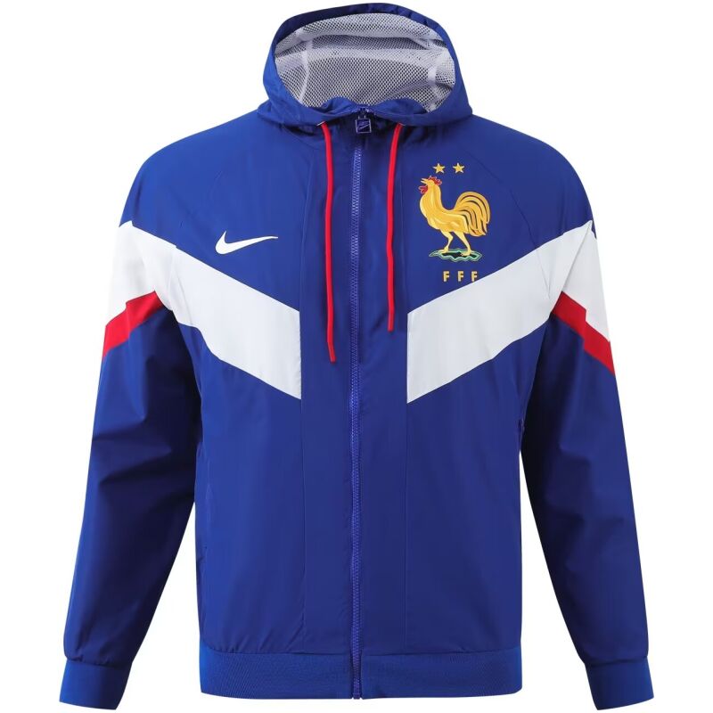 Mens France All Weather Windrunner Jacket Blue 2024