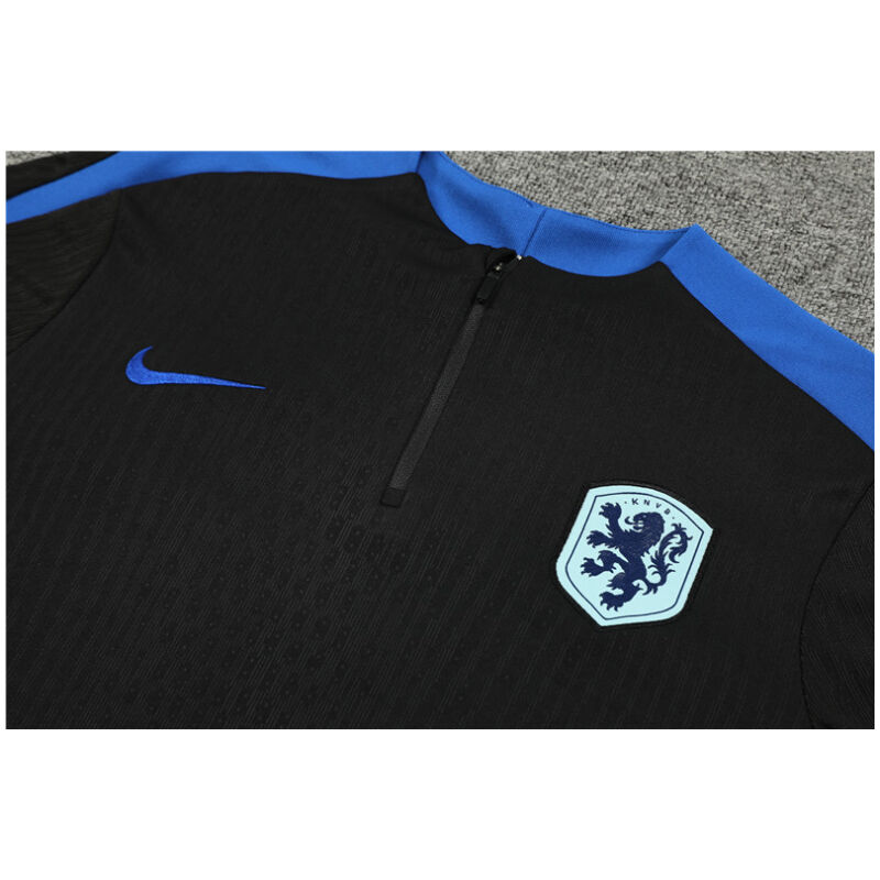 Mens Netherlands Training Suit Black 2024