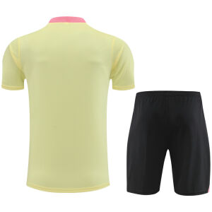 Mens PSG Short Training Suit Yellow 2024/25