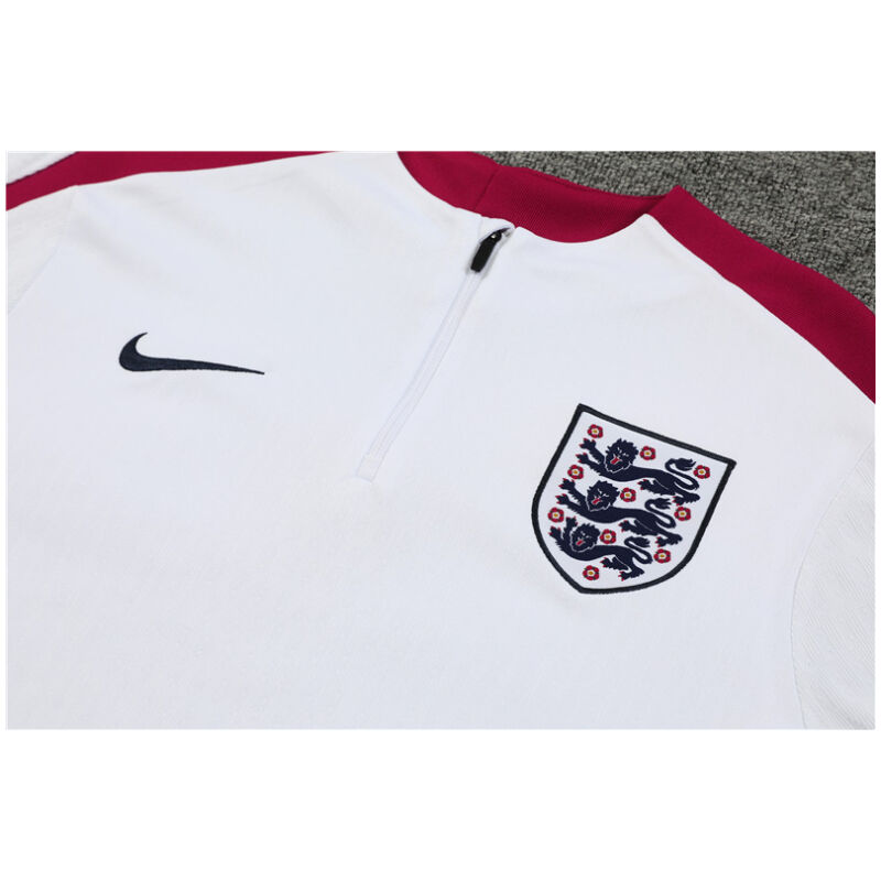 Männer England Trainingsanzug Weiß 2024