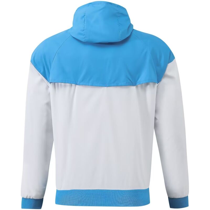 Mens Manchester City Retro All Weather Windrunner Jacket Blue 2018/19