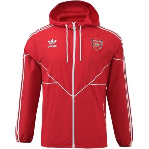 Mens Arsenal All Weather Windrunner Jacket Red 2024/25