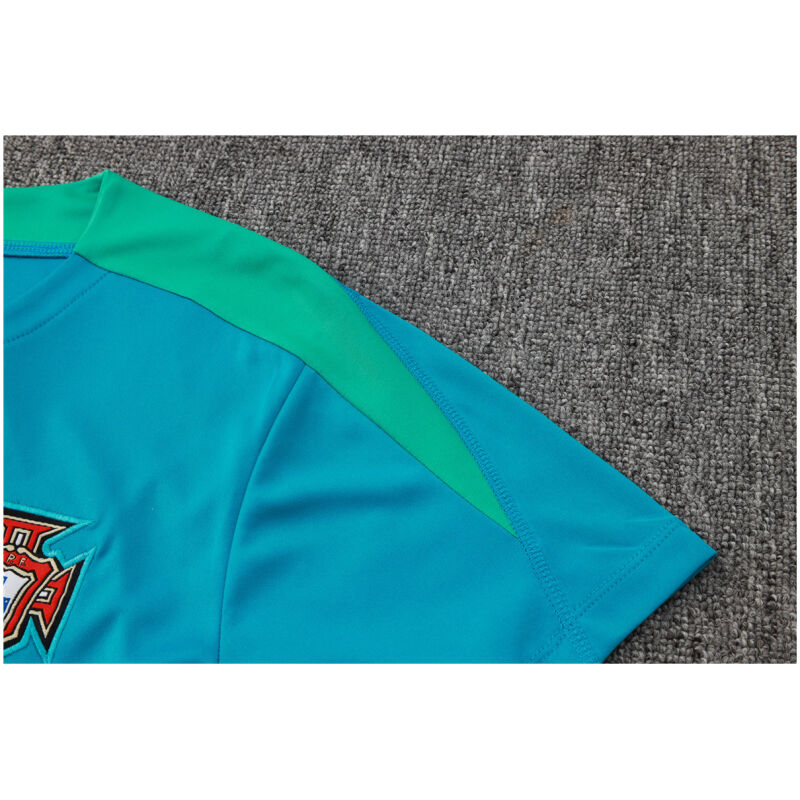 Mens Portugal Short Training Suit Aqua 2024