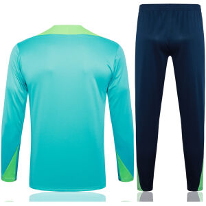Mens Brazil Training Suit Green 2024