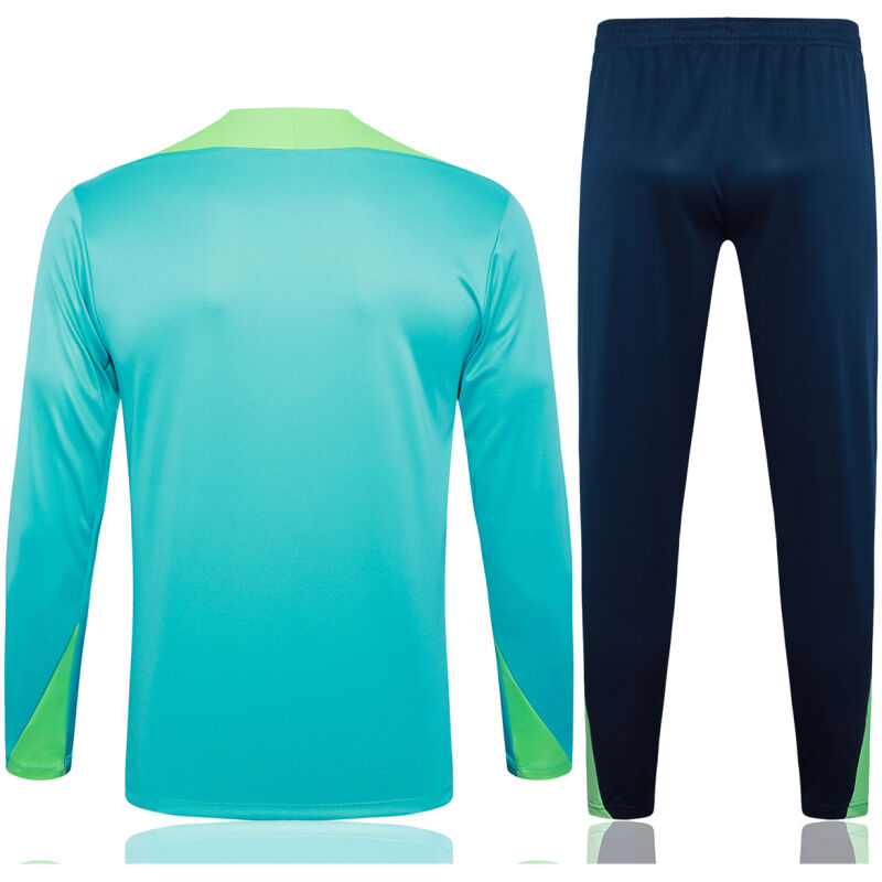 Mens Brazil Training Suit Green 2024