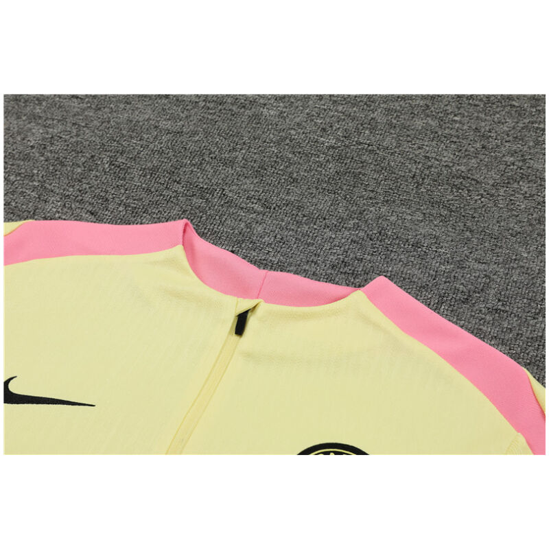 Mens PSG Training Suit Yellow 2024/25