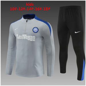 Kids Inter Milan Training Suit Grey 2024/25