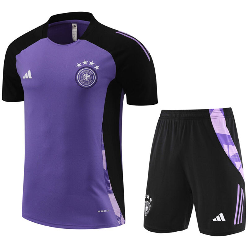 Mens Germany Short Training Suit Purple 2024