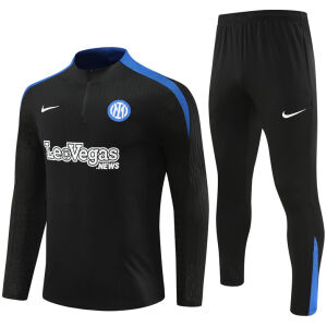 Mens Inter Milan Training Suit Black 2024/25