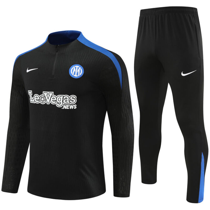 Mens Inter Milan Training Suit Black 2024/25