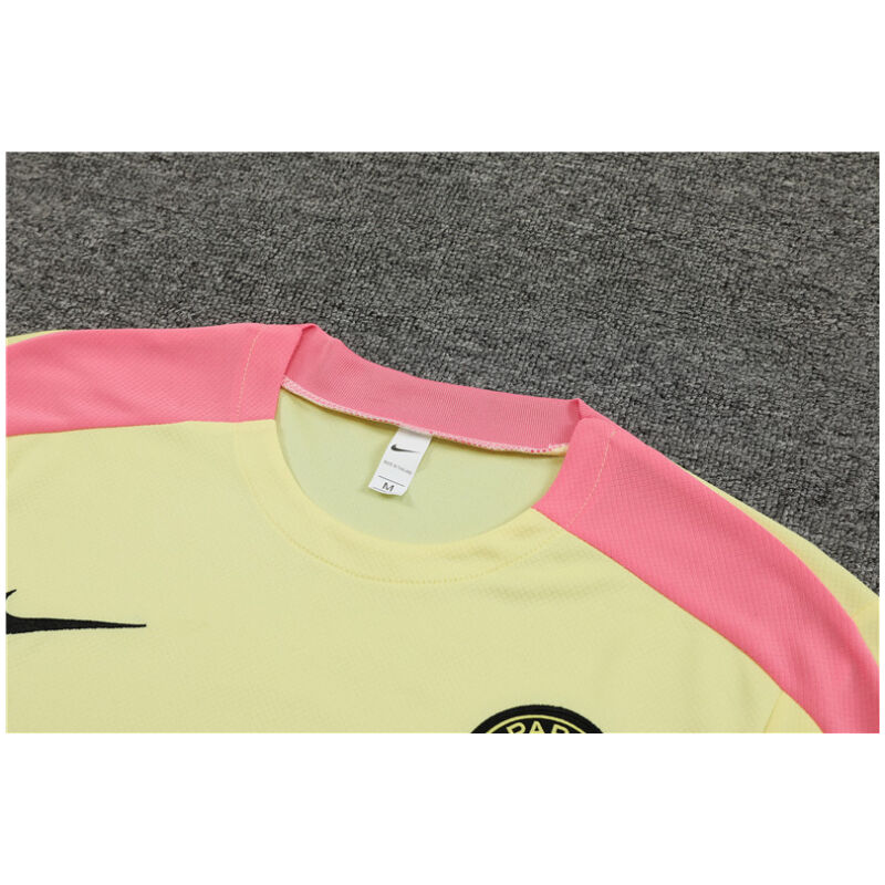 Mens PSG Short Training Suit Yellow 2024/25