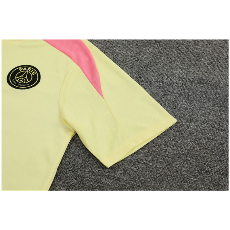 Mens PSG Short Training Suit Yellow 2024/25