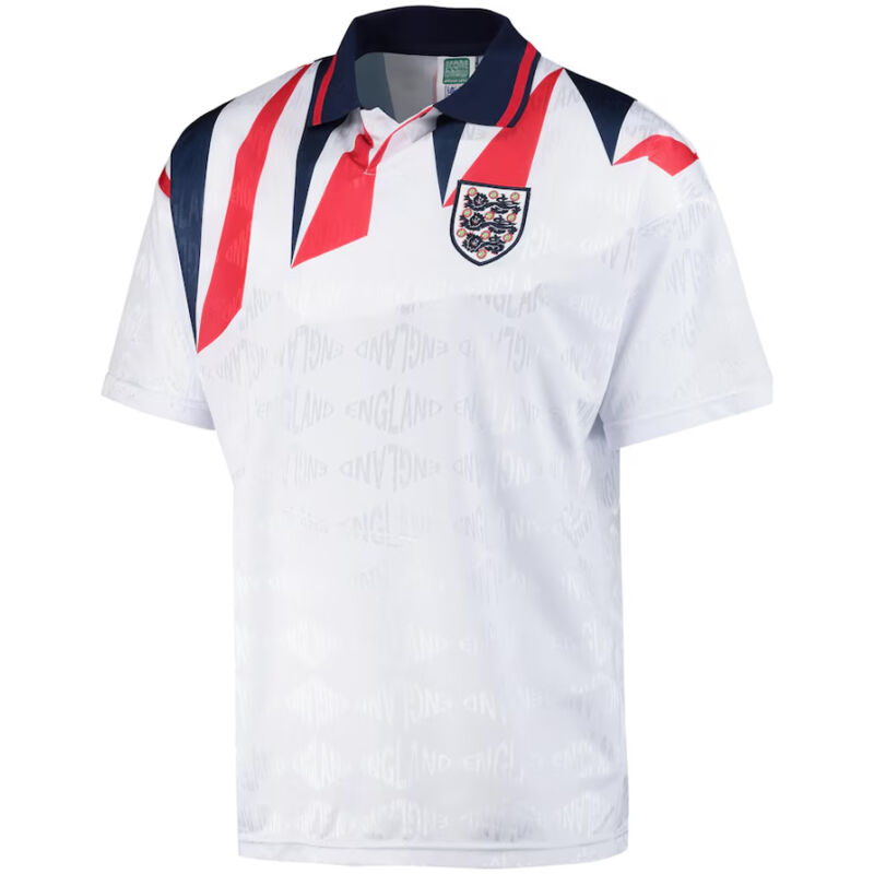 Mens England Retro Home Jersey 1990/92