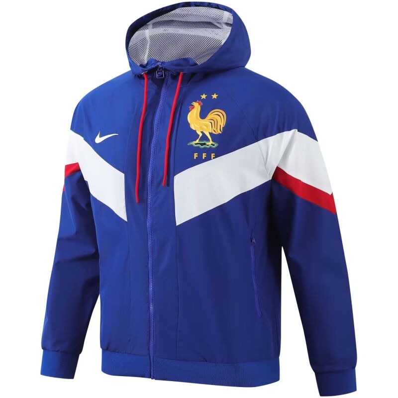 Mens France All Weather Windrunner Jacket Blue 2024