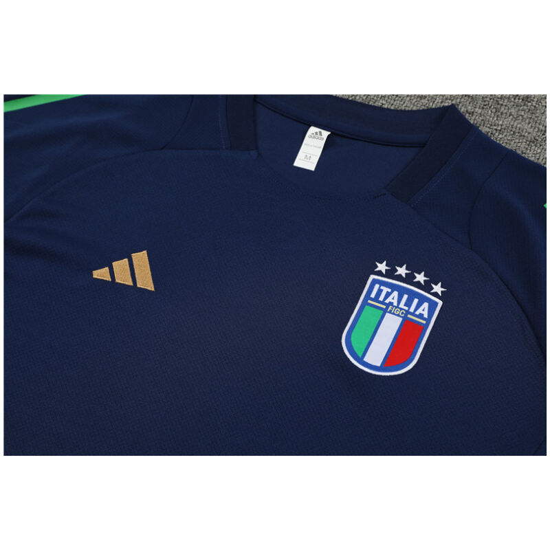 Mens Italy Short Training Suit Royal 2024