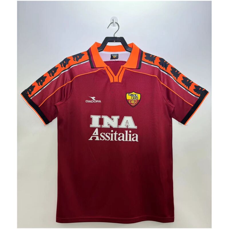 Mens Roma Retro Home Jersey 1998/99
