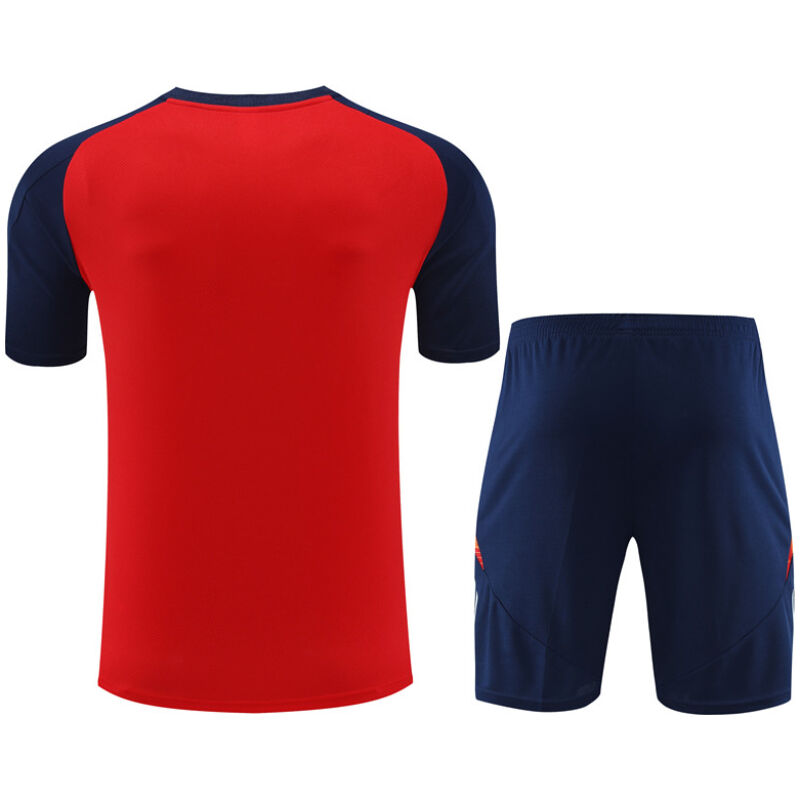 Mens Spain Short Training Suit Red 2024