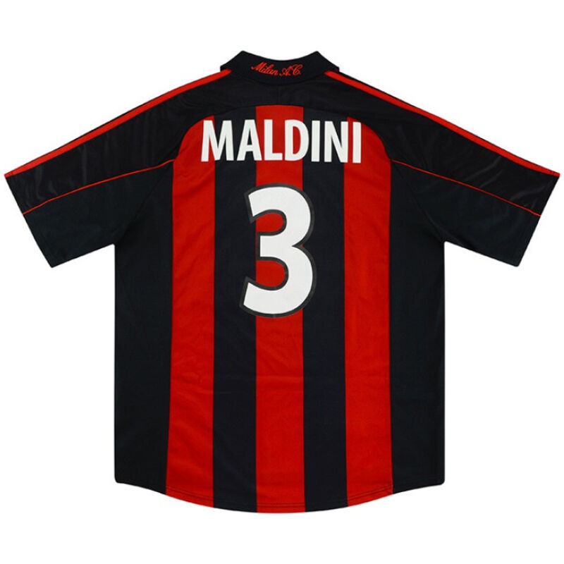 Mens AC Milan Retro Home Jersey 2000/02