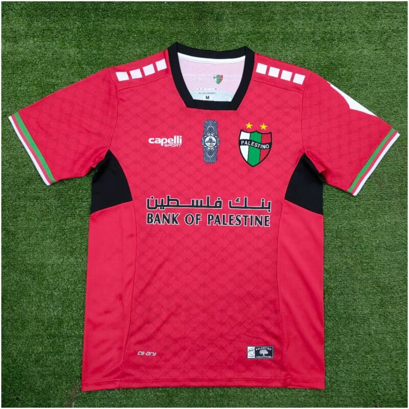 Mens Palestino Deportivo Goalkeeper Red Jersey 2024/25