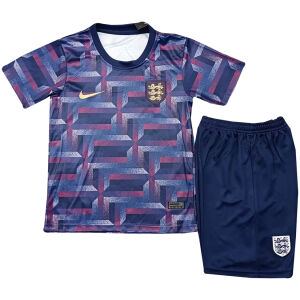 Kids England Short Training Royal Jersey 2024