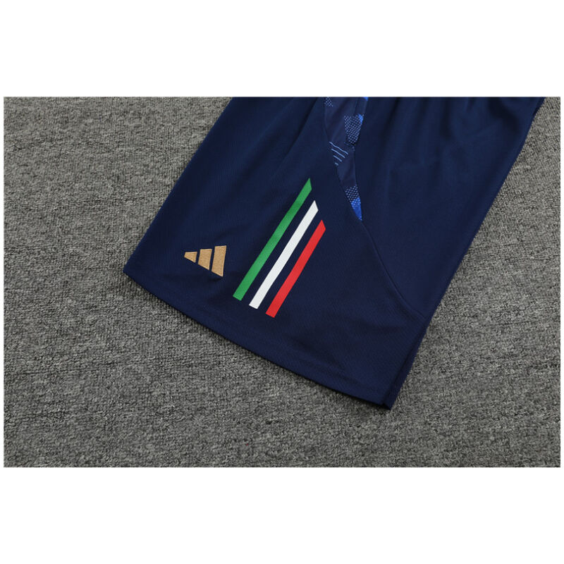 Mens Italy Short Training Suit Royal 2024