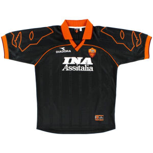 Mens Roma Retro Home Jersey 1999/00