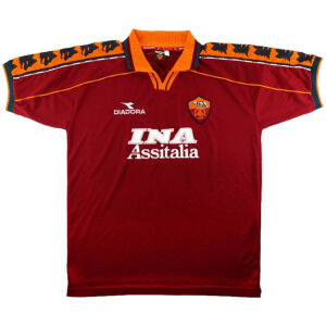 Mens Roma Retro Home Jersey 1998/99