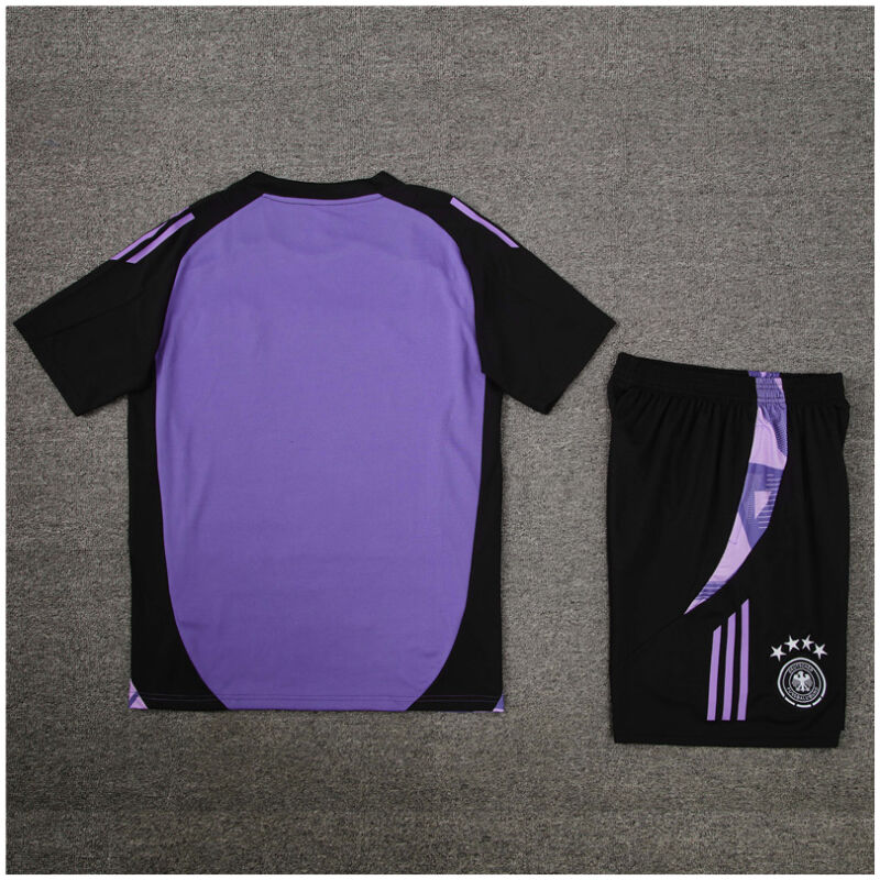 Mens Germany Short Training Suit Purple 2024