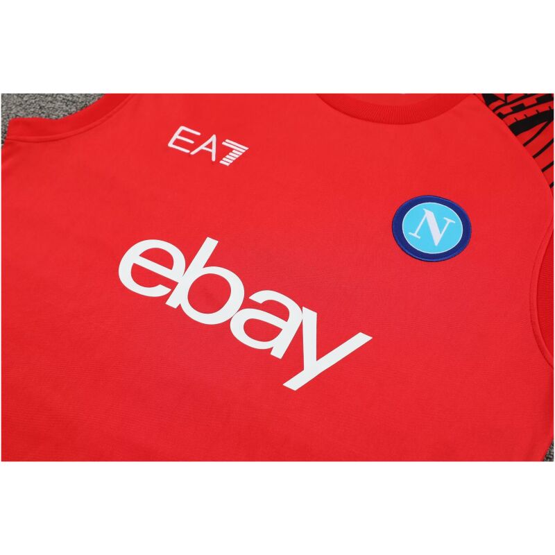 Mens Napoli Singlet Suit Red 2024/25