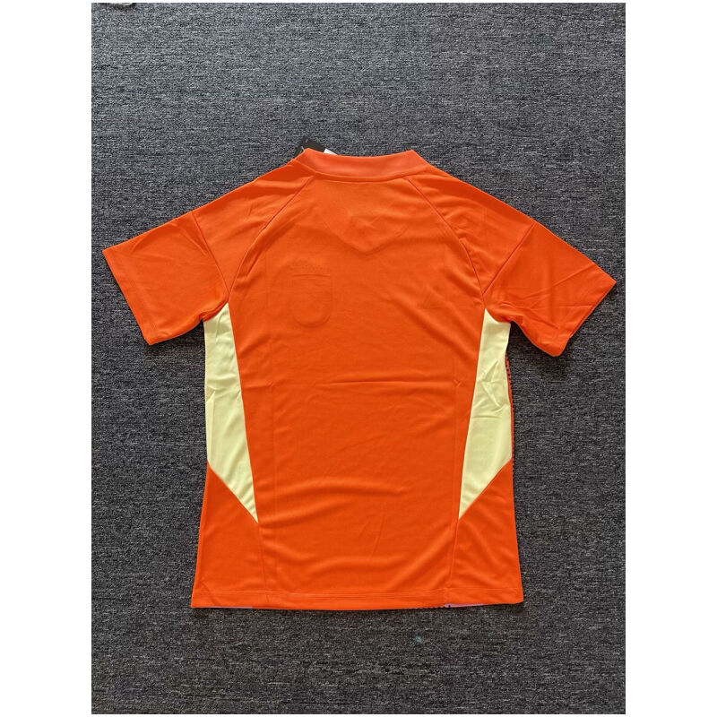 Mens Italy Goalkeeper Orange Jersey 2024