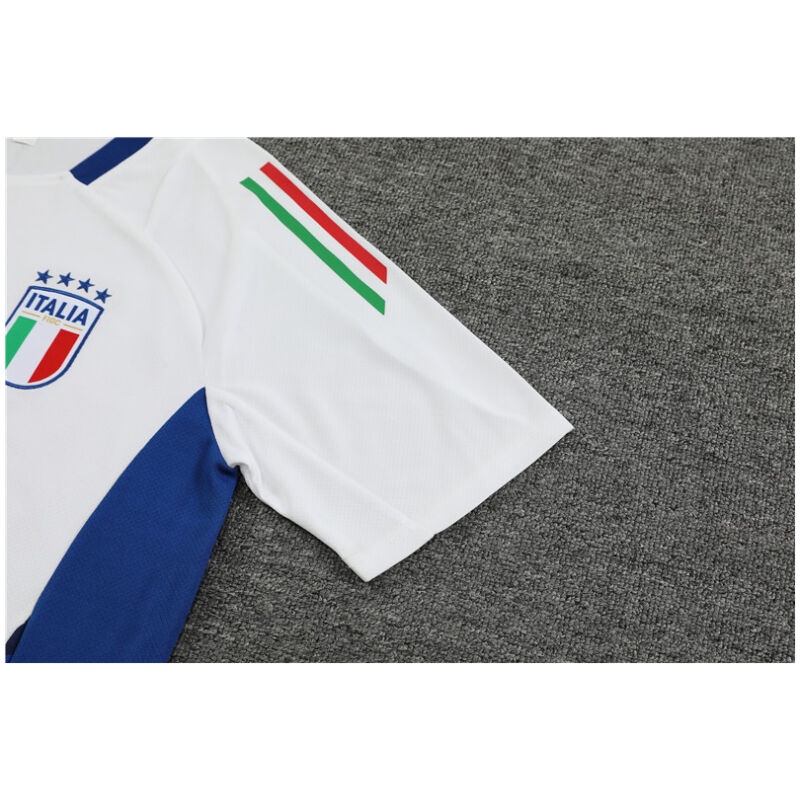 Mens Italy Short Training Suit White 2024