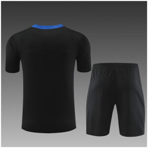 Kids Netherlands Short Training Suit Black 2024