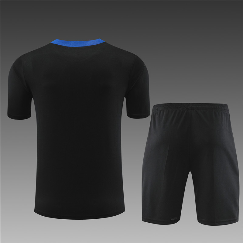 Kids Netherlands Short Training Suit Black 2024