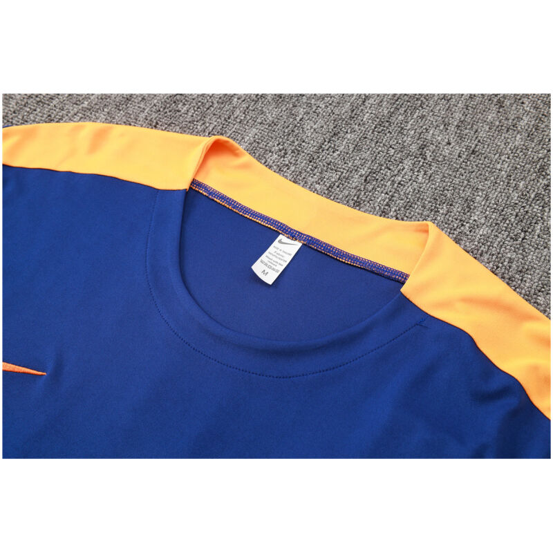 Mens Netherlands Short Training Suit Blue 2024