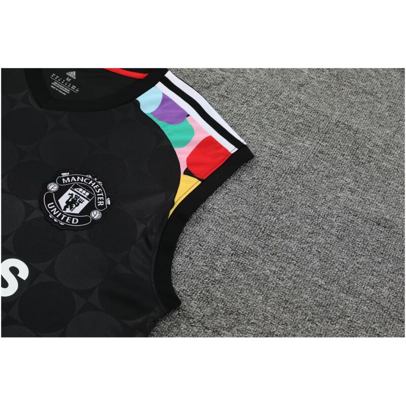 Mens Manchester United Singlet Suit Black 2024/25