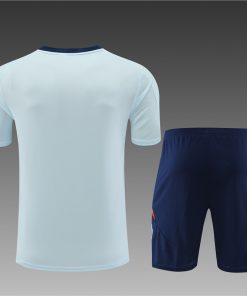 Kids Spain Short Training Suit Light Blue 2024