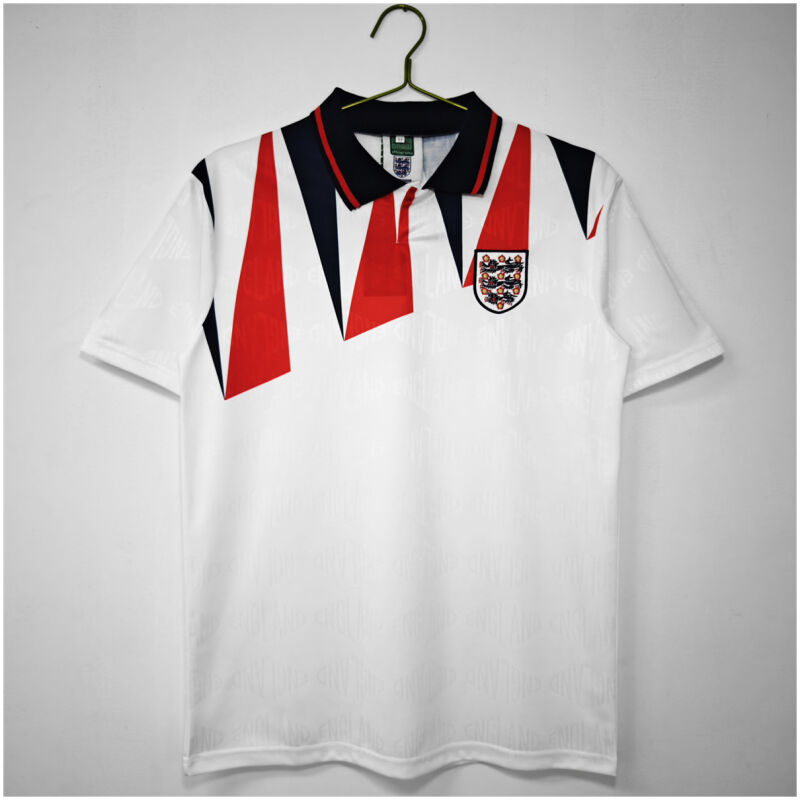 Mens England Retro Home Jersey 1990/92
