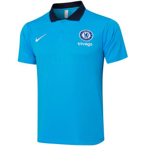 Mens Chelsea Polo Shirt Blue 2024/25