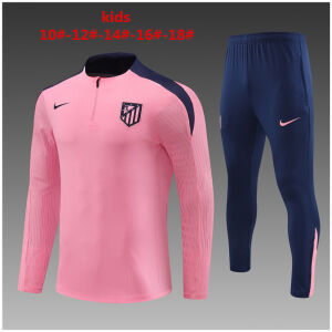 Kids Atletico Madrid Training Suit Pink 2024/25