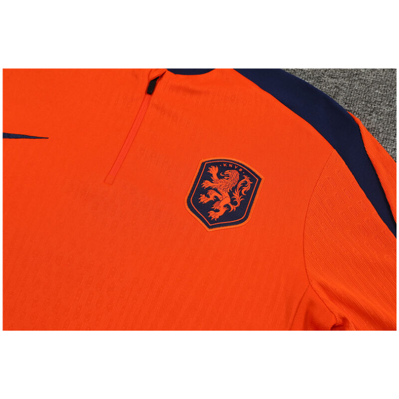 Mens Netherlands Training Suit Orange 2024