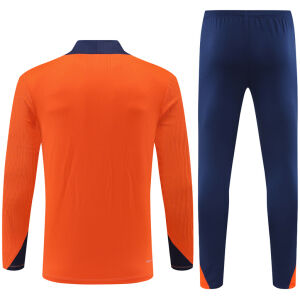 Mens Netherlands Training Suit Orange 2024