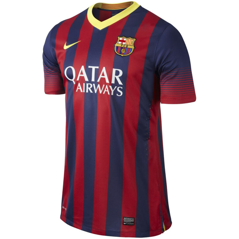 Mens Barcelona Retro Home Jersey 2013/14