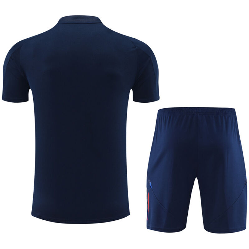 Mens Italy Short Training Suit Royal 2024