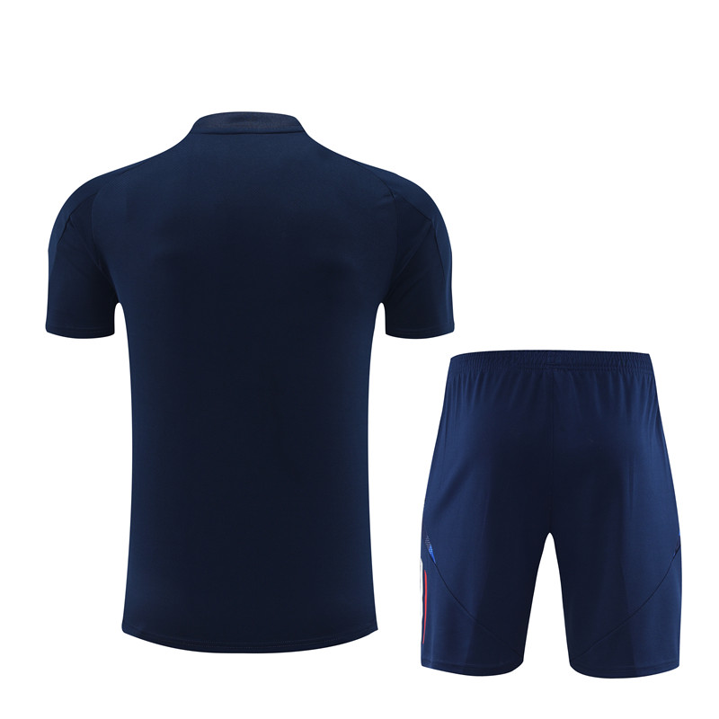 Mens Italy Short Training Suit Royal 2024
